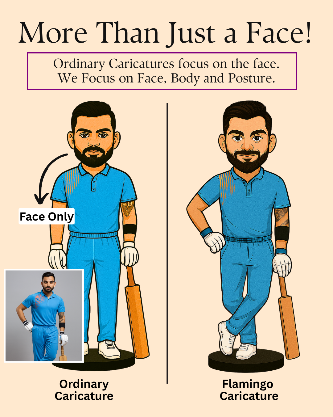 Wallet Adda Caricature for Him