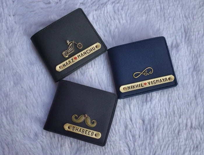 Wallet + Shield metal Keychain With pen combo