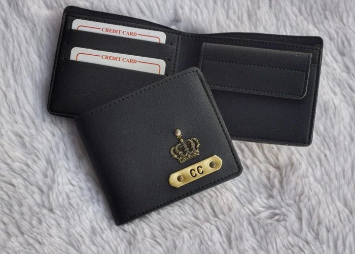 Wallet + Shield metal Keychain With pen combo