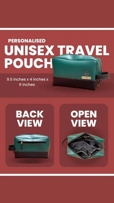 Personalised Unisex Travel Pouches