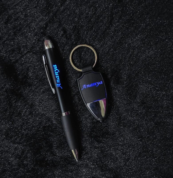Led Pen & Keychain Combo set