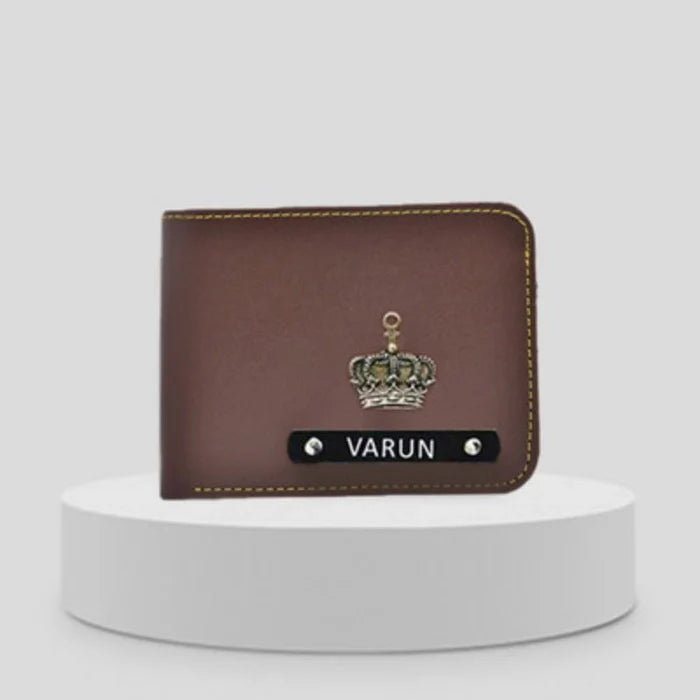 Personalized Men's Wallet 2.0 (metal name plate)