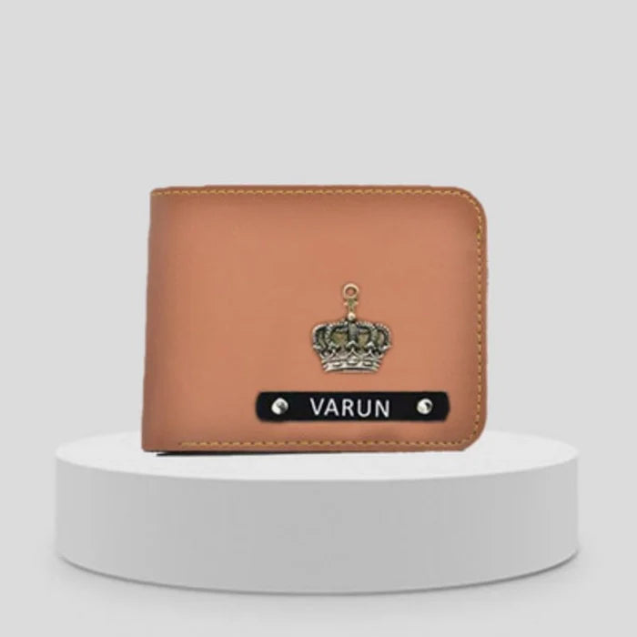 Personalized Men's Wallet 2.0 (metal name plate)