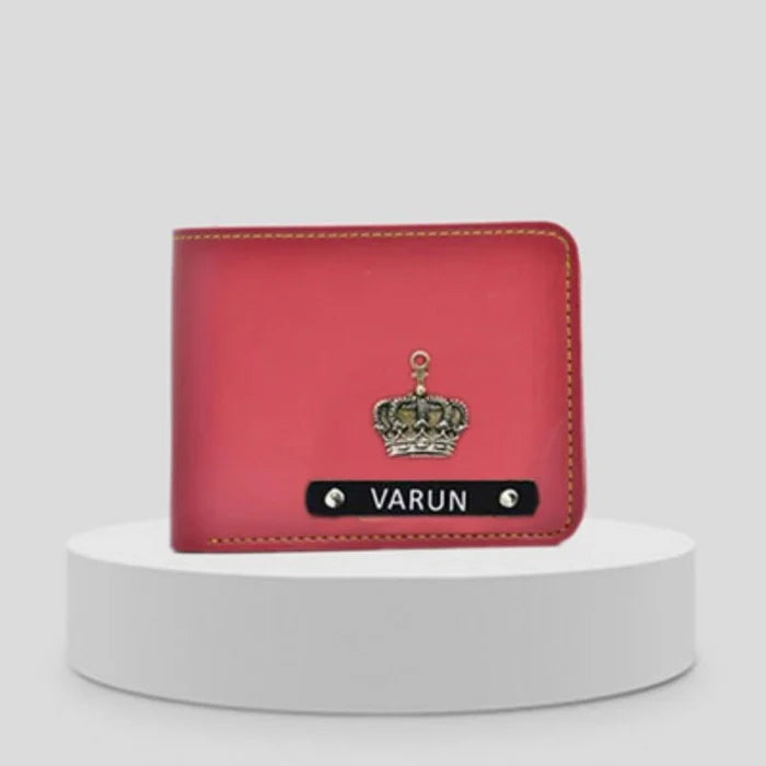 Personalized Men's Wallet 2.0 (metal name plate)