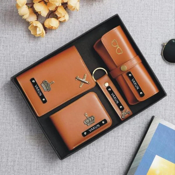 4 Piece Combo (metal name plate)for him