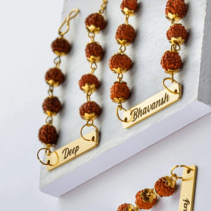 (Set Of -2 Pieces) Personalized Rakhi 2.0