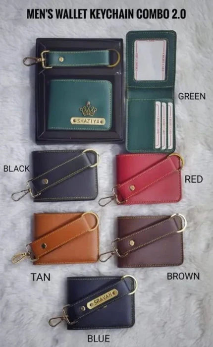 Men's Wallet And Keychain 2.0 Combo