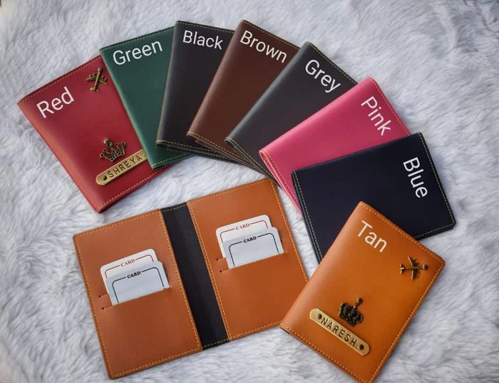 Personalized Couple Passport Covers 👩❤️👨(2 passport cover)