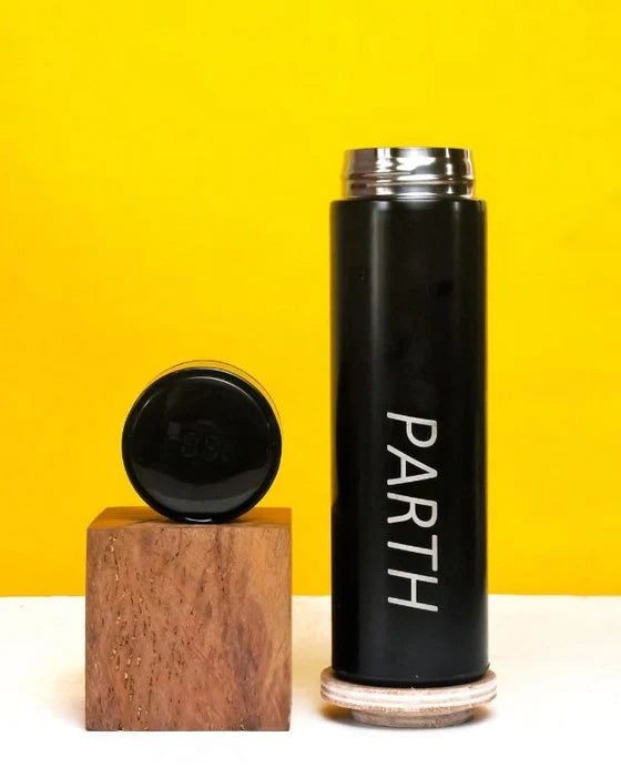 Black Temperature Bottle