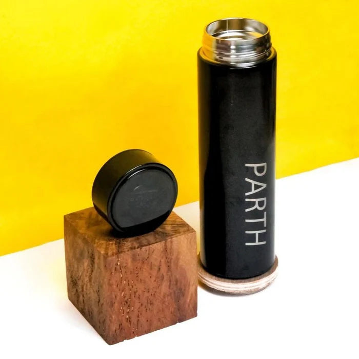 Black Temperature Bottle