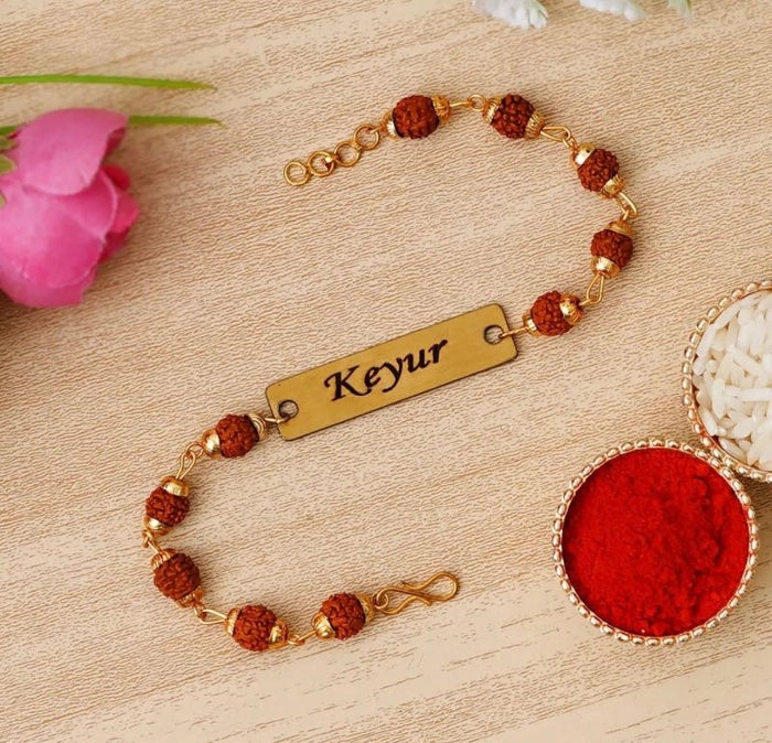 (Set Of -2 Pieces) Personalized Rakhi 2.0