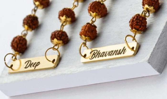 (Set Of -2 Pieces) Personalized Rakhi 2.0