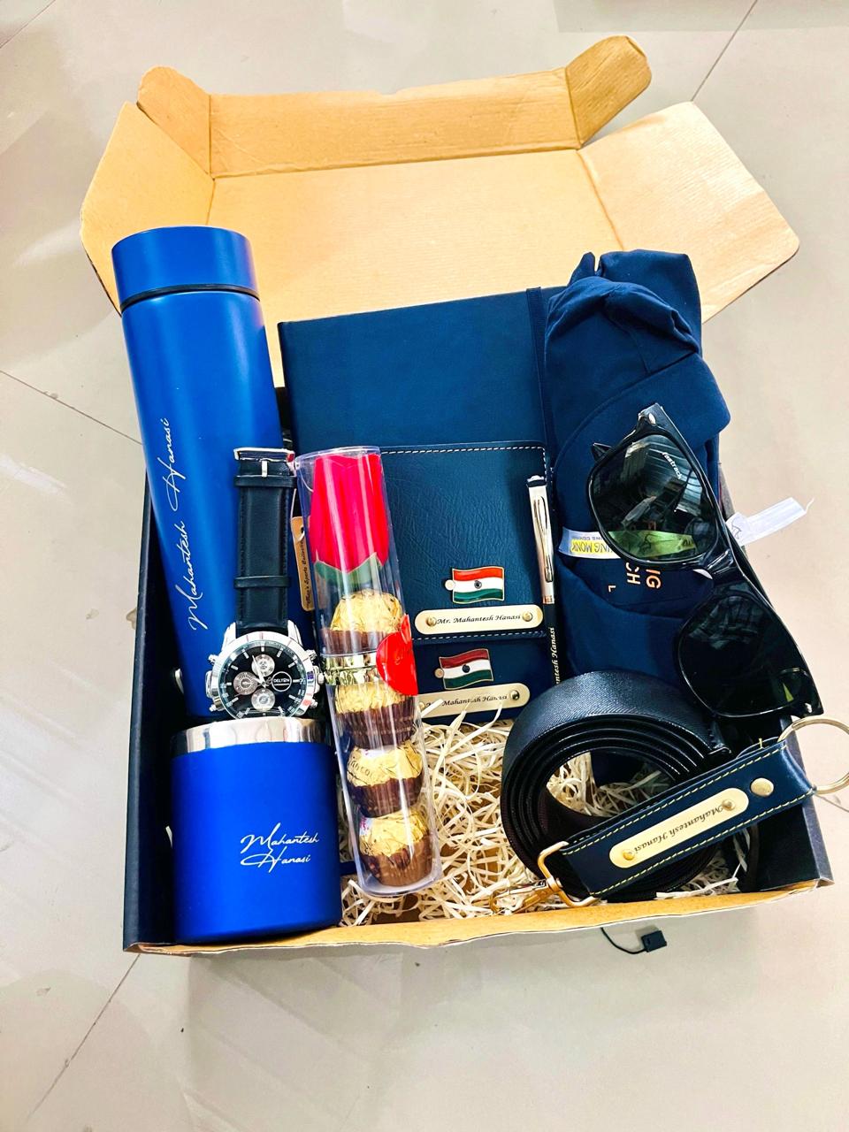 Wallet Adda Name Printed Gift Hamper for Him