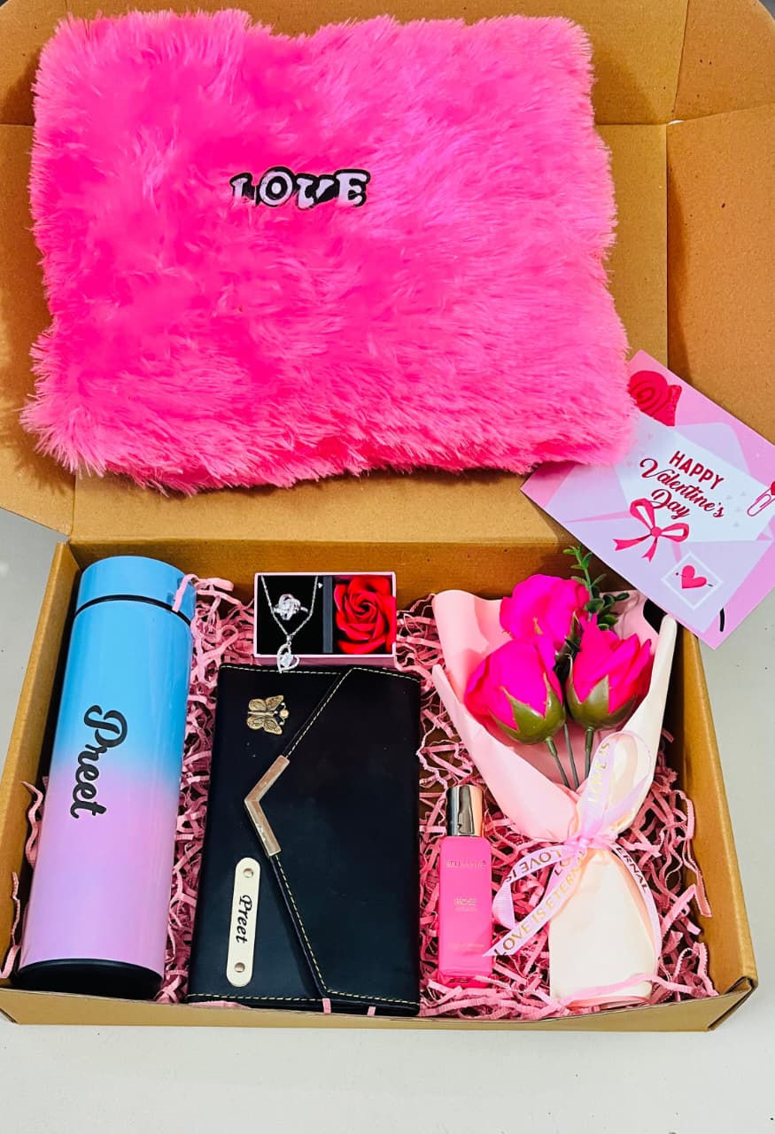 Wallet Adda Valentine Special Personalised Surprise Gift Box for Her