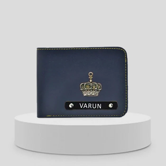 Personalized Men's Wallet 2.0 (metal name plate)