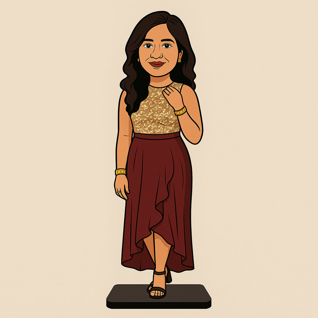 Wallet Adda Caricature